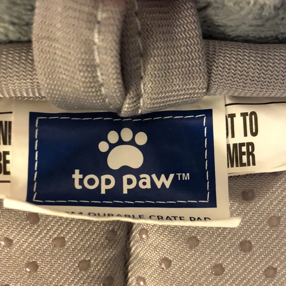 Top Paw Deluxe Crate Pad–NWT
